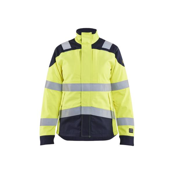 Veste de chantier ATEX MULTINORMES INHERENT femme Coton - Blaklader - 4969 - Jaune fluo/Marine