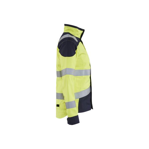 Veste de chantier ATEX MULTINORMES INHERENT femme Coton - Blaklader - 4969 - Jaune fluo/Marine