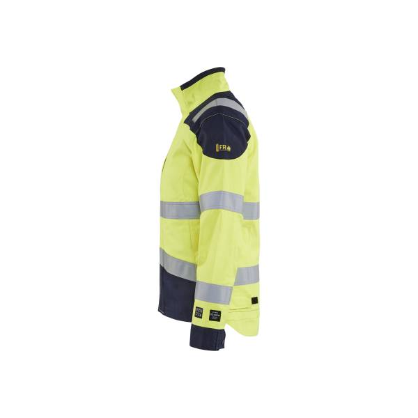 Veste de chantier ATEX MULTINORMES INHERENT femme Coton - Blaklader - 4969 - Jaune fluo/Marine