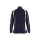 Veste de travail micropolaire détails fluo femme - Blaklader - 4973 - Marine/Jaune fluo