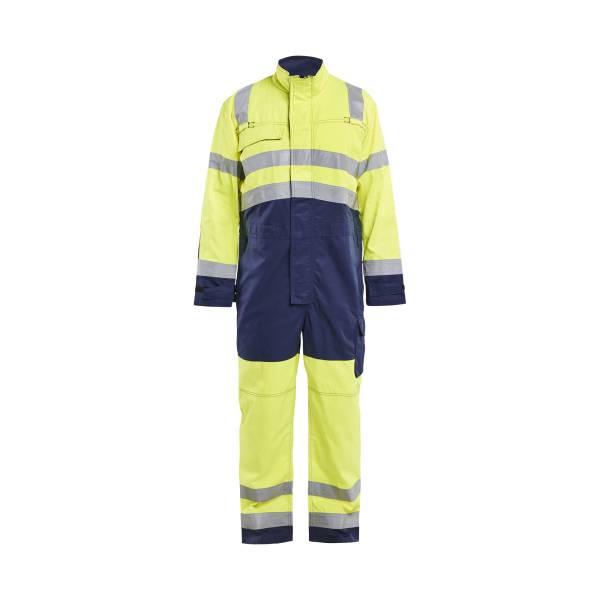Combinaison de chantier haute-visibilité - Blaklader - 6373 - Jaune fluo/Marine