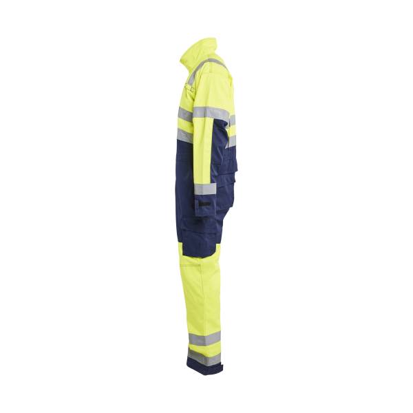 Combinaison de chantier haute-visibilité - Blaklader - 6373 - Jaune fluo/Marine