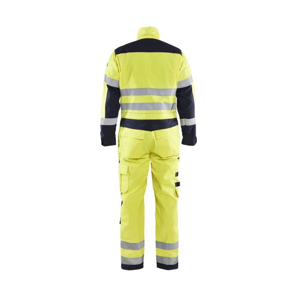 Combinaison de travail ATEX MULTINORMES Cotonpoly - Blaklader - 6378 Jaune fluo/Marine