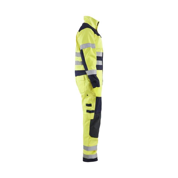 Combinaison de travail ATEX MULTINORMES Cotonpoly - Blaklader - 6378 Jaune fluo/Marine
