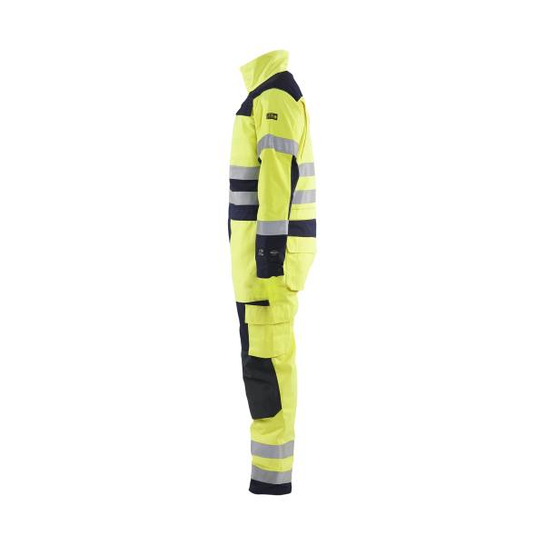 Combinaison de travail ATEX MULTINORMES Cotonpoly - Blaklader - 6378 Jaune fluo/Marine