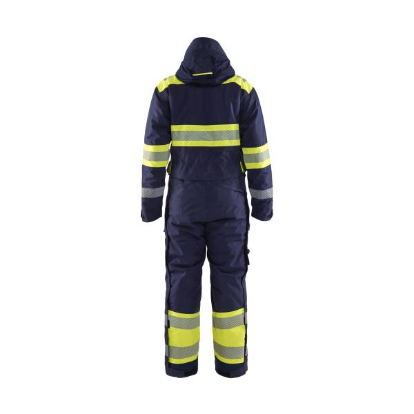 Combinaison de chantier hiver haute-visibilité - Blaklader - 6720 Marine/Jaune fluo