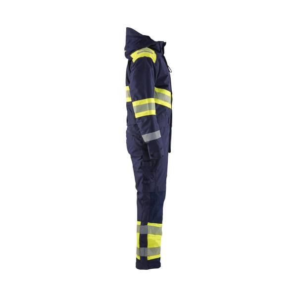 Combinaison de chantier hiver haute-visibilité - Blaklader - 6720 Marine/Jaune fluo