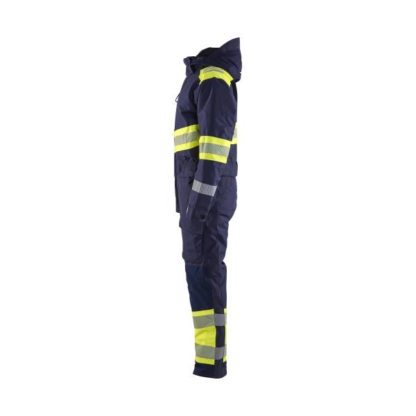 Combinaison de chantier hiver haute-visibilité - Blaklader - 6720 Marine/Jaune fluo