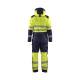 Combinaison de chantier imperméable haute-visibilité hiver - Blaklader - 6725 Jaune fluo/Marine