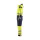 Combinaison de chantier imperméable haute-visibilité hiver - Blaklader - 6725 Jaune fluo/Marine