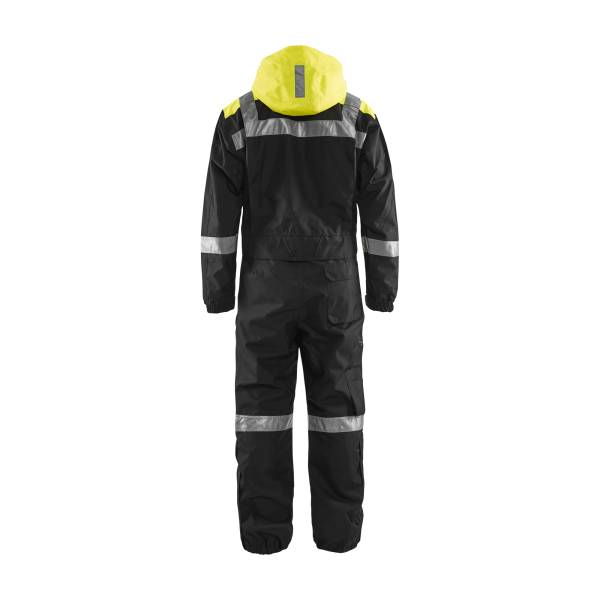 Combinaison de travail étanche respirante - Blaklader - 6786 Noir/Jaune fluo