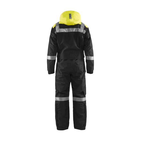 Combinaison de chantier haute-visibilité hiver - Blaklader - 6787 Noir/Jaune fluo