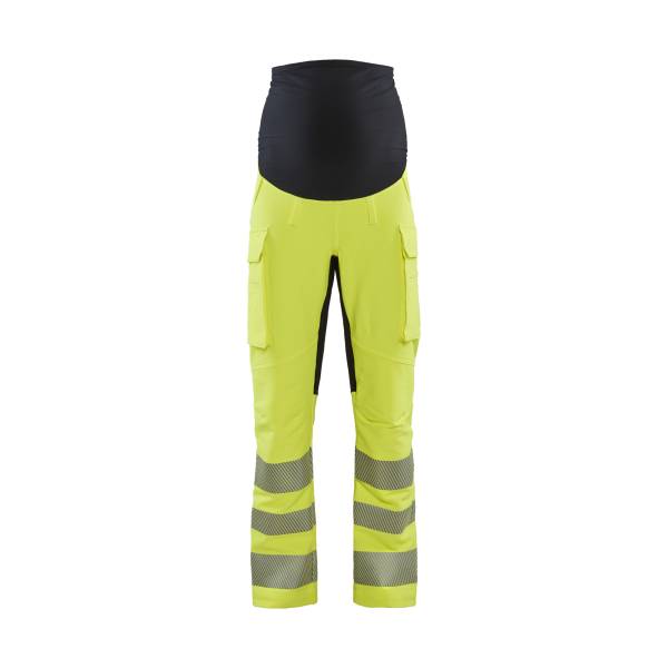 Pantalon de travail haute-visibilité grossesse - Blaklader - 7100 - Jaune fluo/Noir