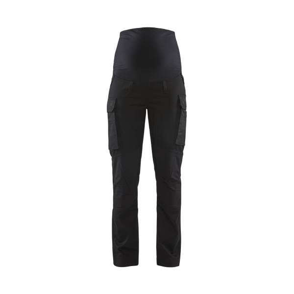 Pantalon de travail stretch 2D grossesse femme - Blaklader - 7101 - Noir