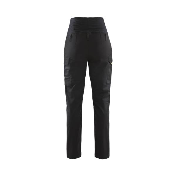 Pantalon de travail stretch 2D grossesse femme - Blaklader - 7101 - Noir