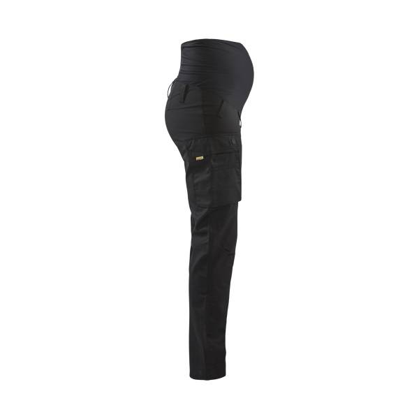 Pantalon de travail stretch 2D grossesse femme - Blaklader - 7101 - Noir