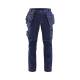 Pantalon de travail stretch femme 100% coton - Blaklader - 7130 Marine