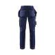 Pantalon de travail stretch femme 100% coton - Blaklader - 7130 Marine