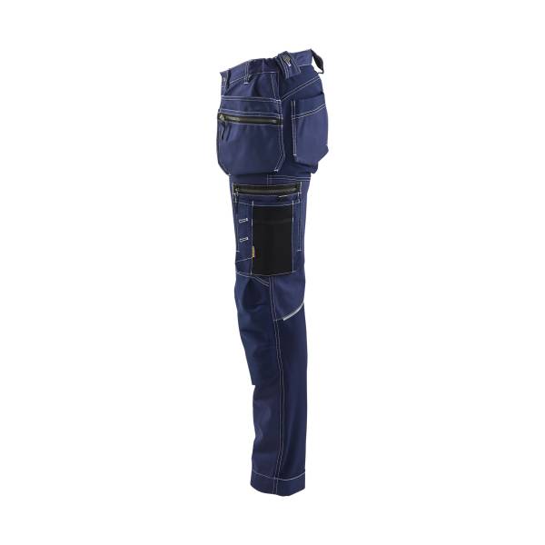 Pantalon de travail stretch femme 100% coton - Blaklader - 7130 Marine