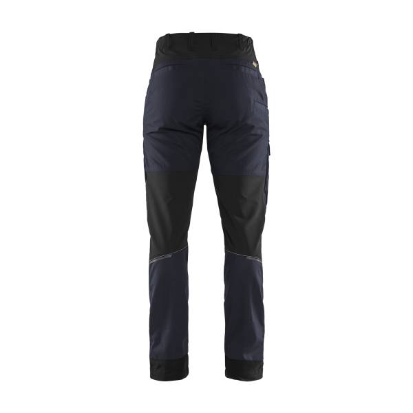 Pantalon de travail stretch femme reflechissant - Blaklader - 7166 Marine foncé/Noir