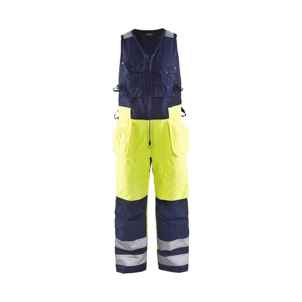 Combinaison de chantier haute-visibilité hiver - Blaklader - 8504 - Jaune fluo/Marine