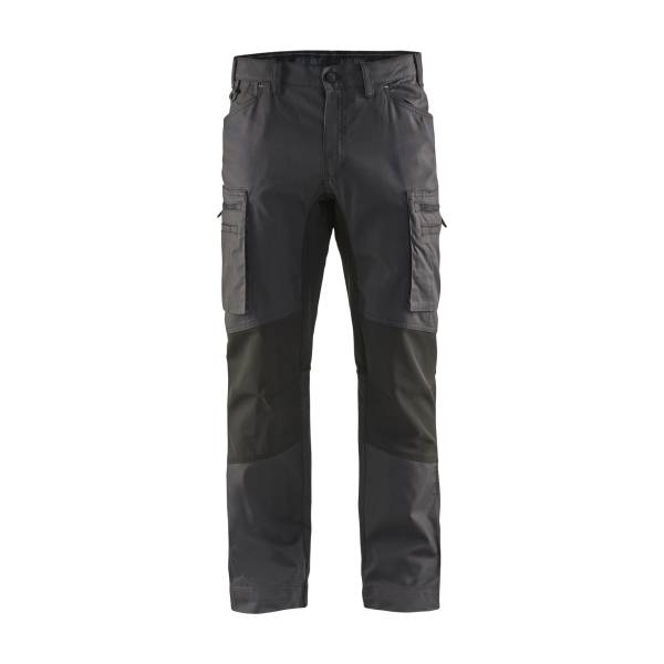 Pantalon de travail stretch Cotonpoly - Blaklader - 1459 Gris Foncé/Noir