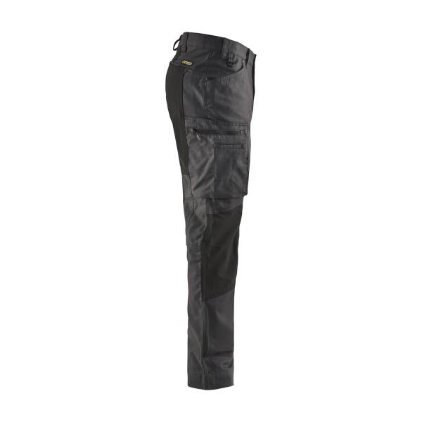 Pantalon de travail stretch Cotonpoly - Blaklader - 1459 Gris Foncé/Noir
