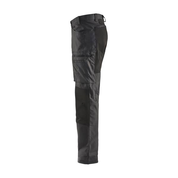 Pantalon de travail stretch Cotonpoly - Blaklader - 1459 Gris Foncé/Noir