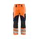 Pantalon de chantier ATEX MULTINORMES INHERENT Modacrylique - Blaklader - 1588 - Orange fluo/Marine