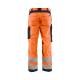 Pantalon de chantier ATEX MULTINORMES INHERENT Modacrylique - Blaklader - 1588 - Orange fluo/Marine