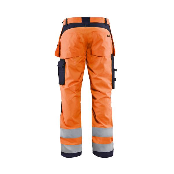 Pantalon de chantier ATEX MULTINORMES INHERENT Modacrylique - Blaklader - 1589 Orange fluo/Marine