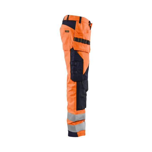 Pantalon de chantier ATEX MULTINORMES INHERENT Modacrylique - Blaklader - 1589 Orange fluo/Marine