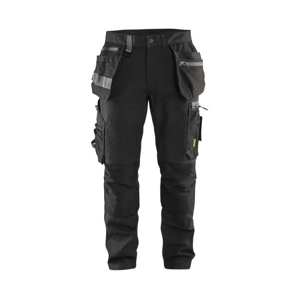 Pantalon de travail stretch polycotton - Blaklader - 1599 - Noir