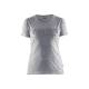 T-shirt de travail femme Imprimé 3D en coton - Blaklader - 3431 - Gris chiné
