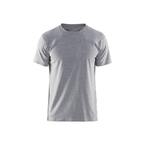 T-shirt de travail extensible en coton - Blaklader - 3533 - Gris chiné