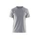 T-shirt de travail extensible en coton - Blaklader - 3533 - Gris chiné