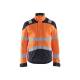 Veste de chantier ATEX multinormes inhérent - Blaklader - 4089 - Orange fluo/Marine