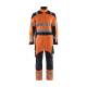 Combinaison de chantier ATEX MULTINORMES INHERENT Modacrylique - Blaklader - 6089 - Orange fluo/Marine