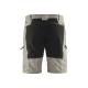 Short de travail stretch - Blaklader - 1449 - Beige/Noir