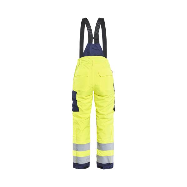 Pantalon de travail haute-visibilité hiver pluie femme - Blaklader - 7885 Jaune fluo/Marine