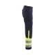 Pantalon de travail ATEX multinormes inhérent femme - Blaklader - 7188 Marine/Jaune fluo